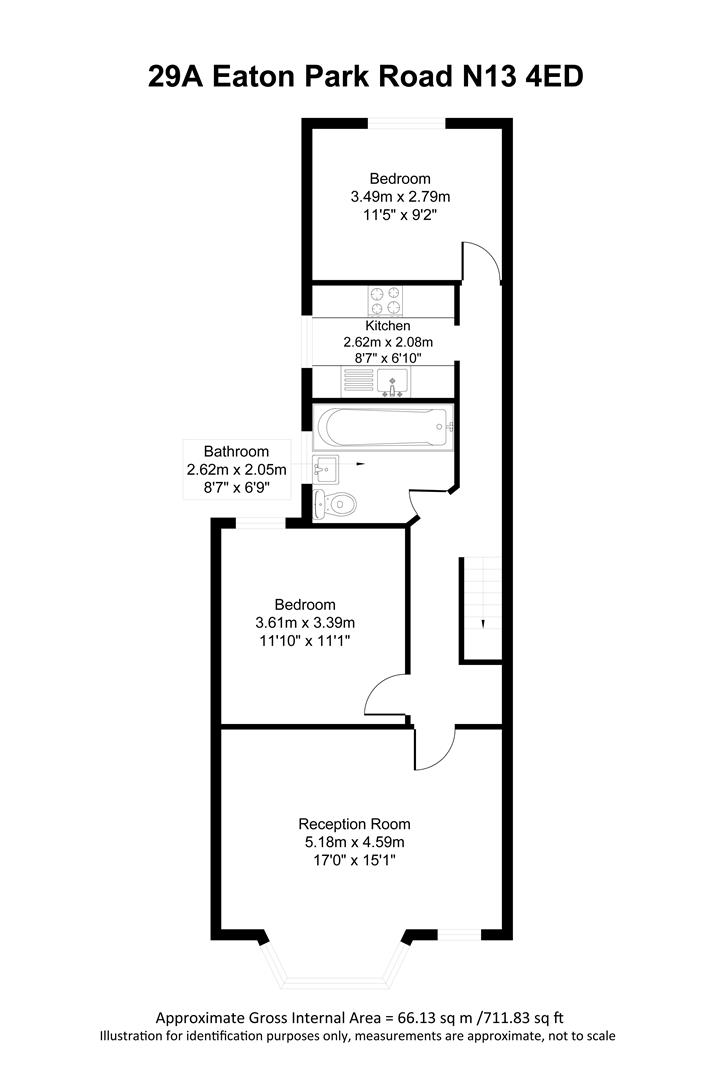 2 bedroom Flat for rent